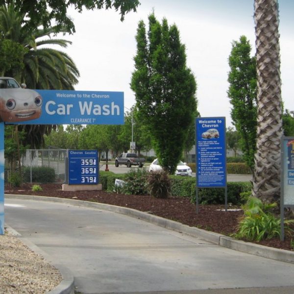 Chevron Car Wash Signage
Height Detector